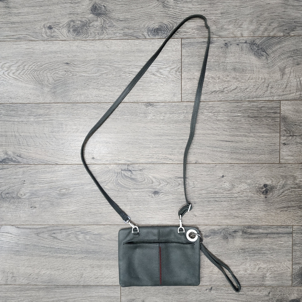 Hammitt Original Nash Grey Leather Bag - Picture 2 of 16